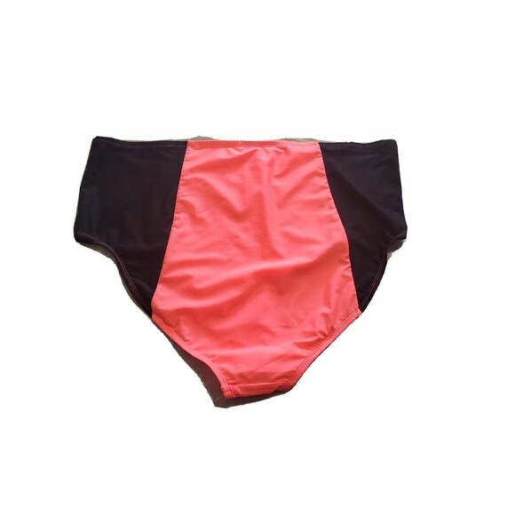 Womens Bikini Bottom 4xl Orange Peach & Black Moxi Blu Tags - Picture 2 of 8